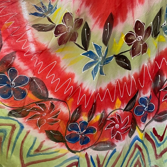 NWOT Orange Tropical Hawaii Dress     Size: OS - Picture 5 of 6